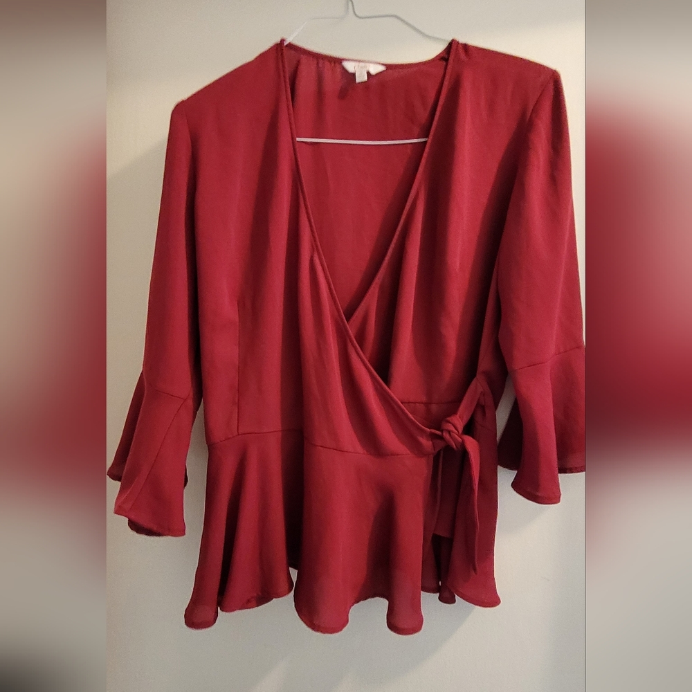 Candies wrap blouse, Size xl, Preloved